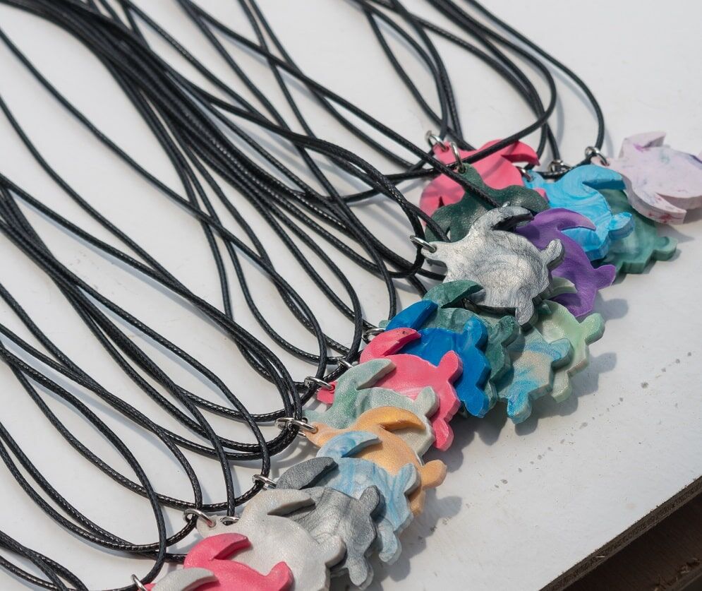 Precious Plastic Turtle Necklace