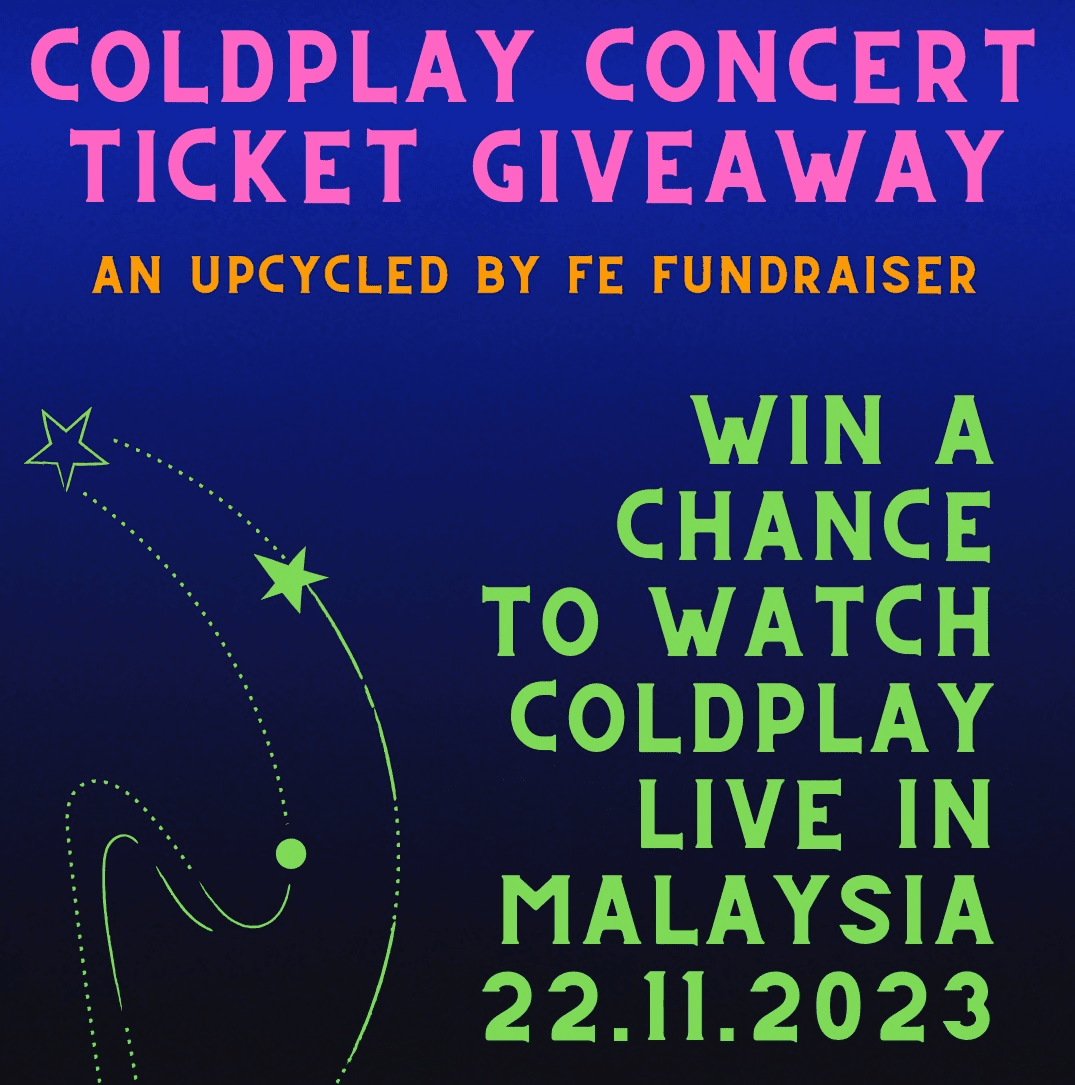 Win COLDPLAY tickets and support our recycling project!